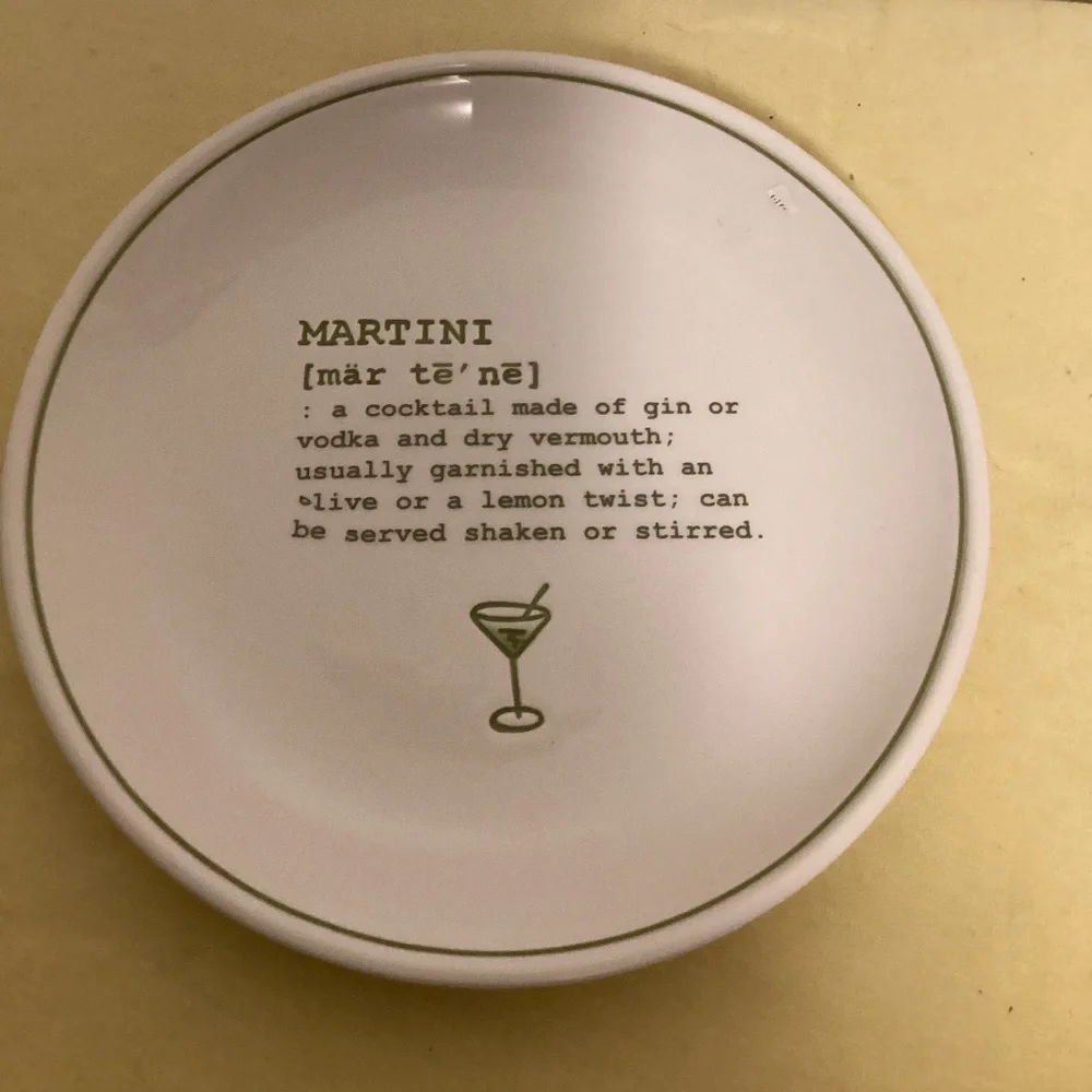 POTTERY BARN COCKTAIL DEFINED PLATES